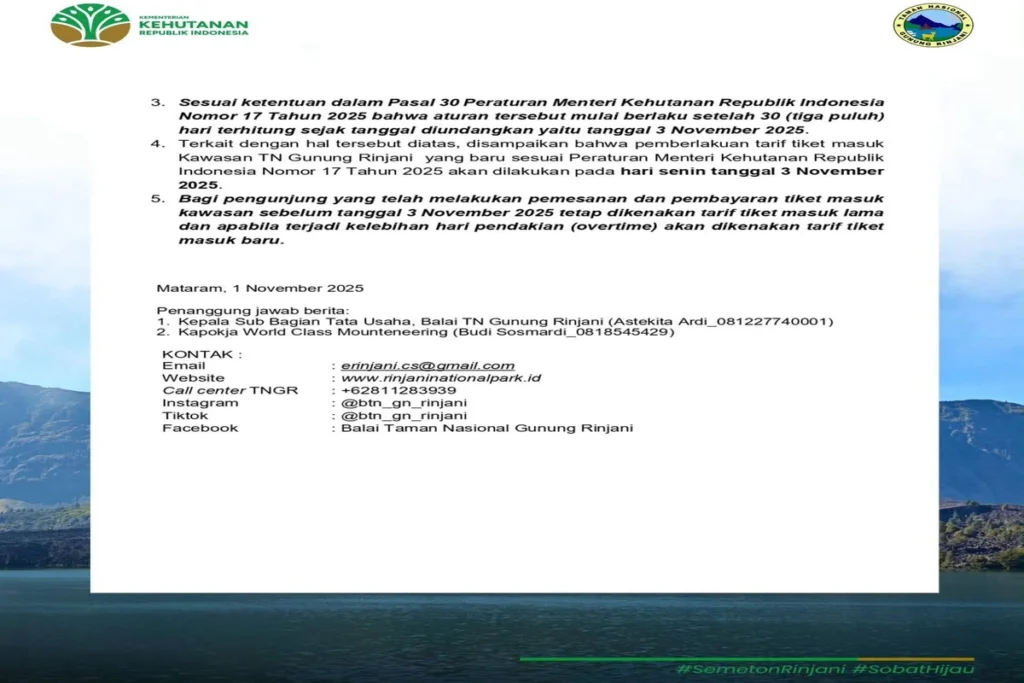 How To Book E-rinjani Ticket